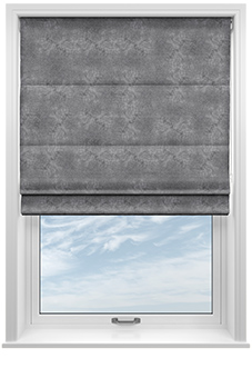 Florence Faux Suede, Dusky Purple - Roman Blind
